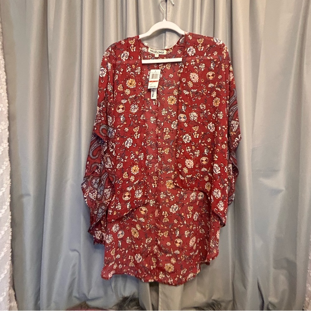 50%off w❤️ Wallflower 💋kimono floral mood nogo XS oversized 113